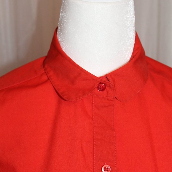 Vintage 1960s Ship n Shore Red Button down - Picture 2 of 6